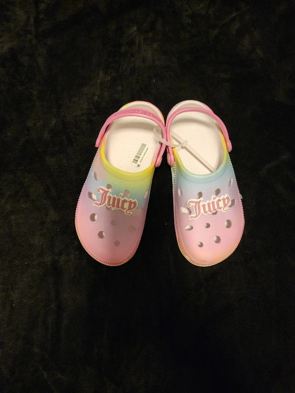 Juicy Couture Buena Ventura Tie Dye Girl Clog Size 3.